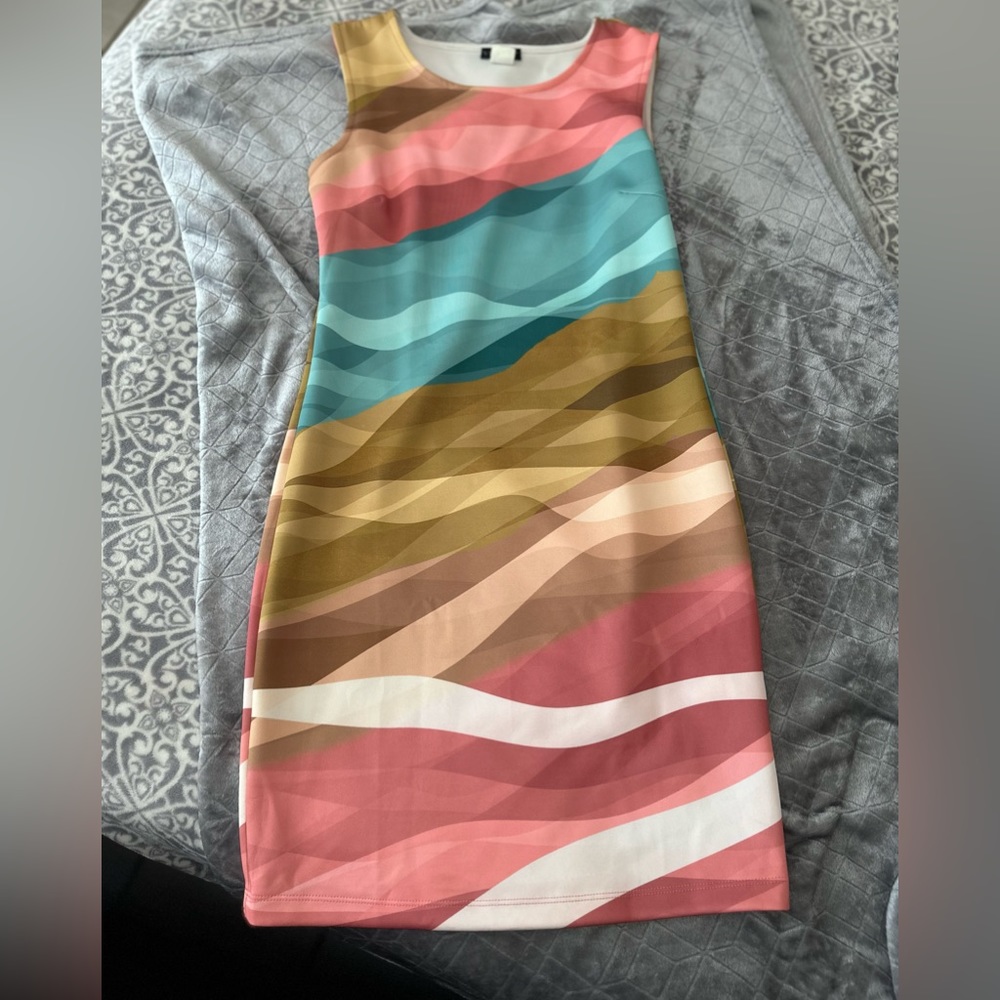 Venus Multi Color Stripe Dress